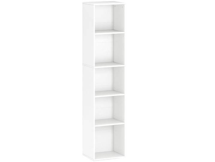 Etagère colonne 5 compartiments WILL blanche