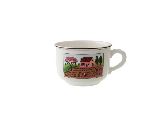 Tasse VILLEROY & BOCH Frühstückstasse Design Naif 330 ml bunt , bunt, Porzellan, Trinkgefäße, Tasse