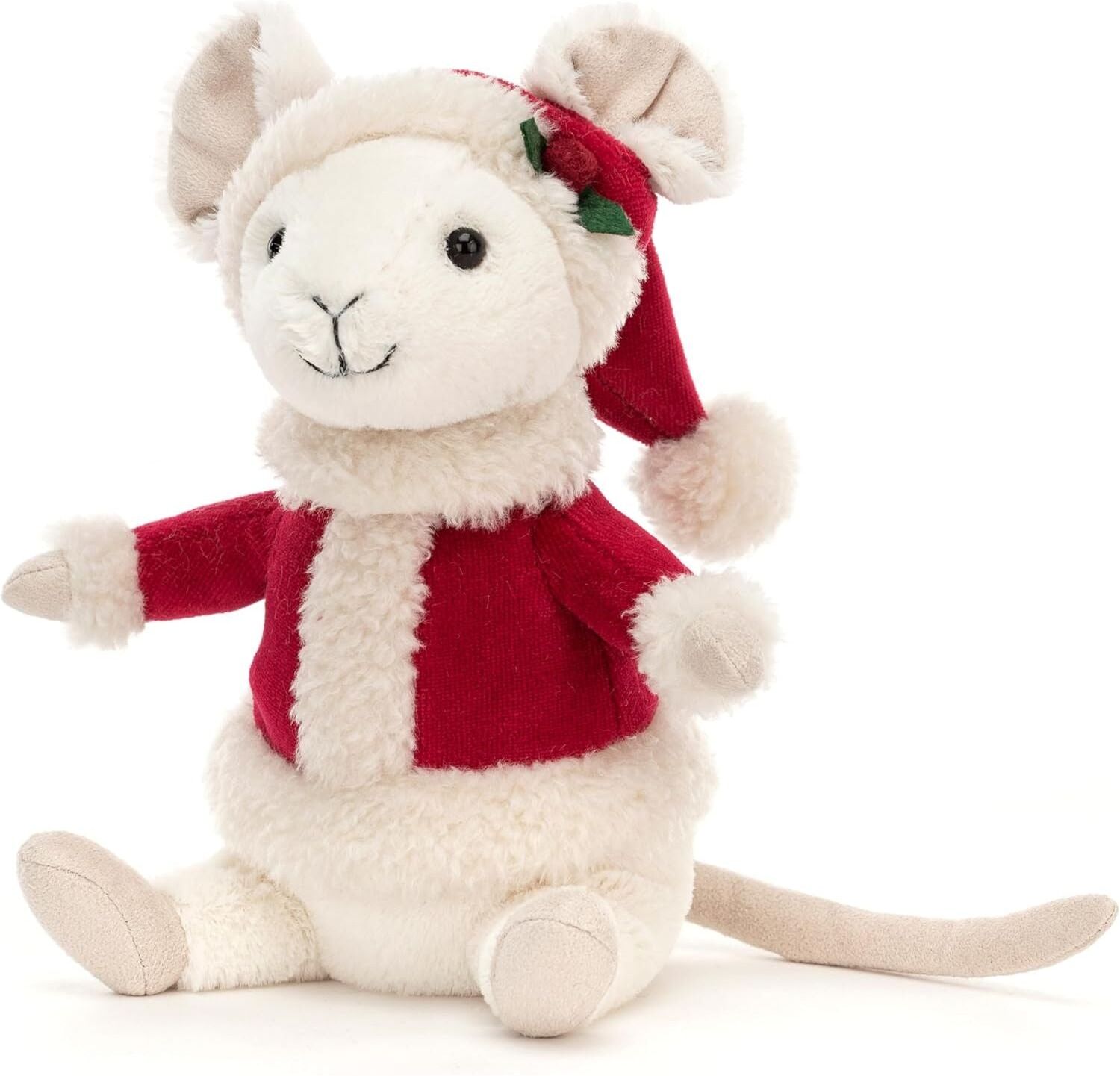 Jellycat Merry Mouse (18cm x 9cm x 9cm)