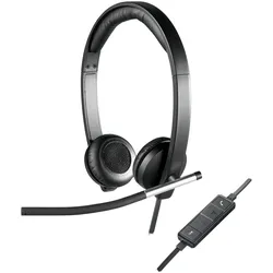Logitech H650E Kopfhörer Kabelgebunden Kopfband Büro/Callcenter USB Typ-A Schwar...