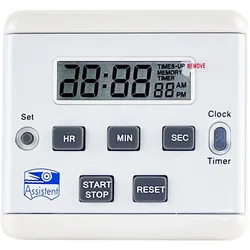 Digital-Kurzzeitmesser mit Stoppuhr und Uhr