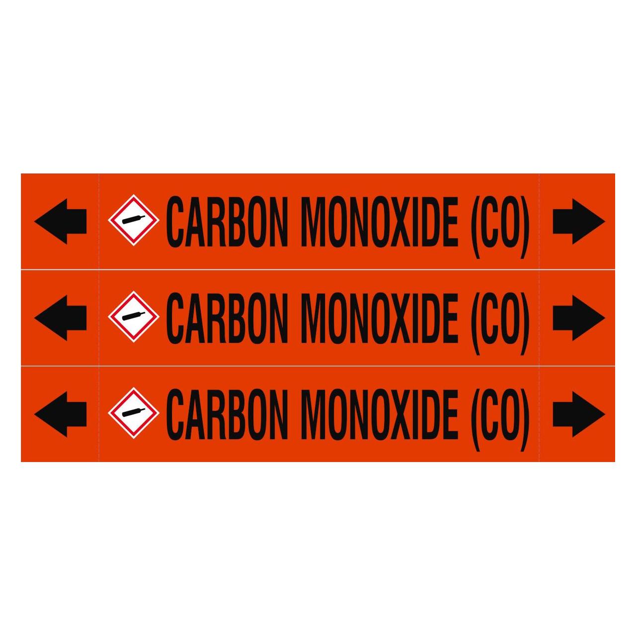 Brady ASME - Rohrmarkierer - Carbon Monoxide (CO) (312947)
