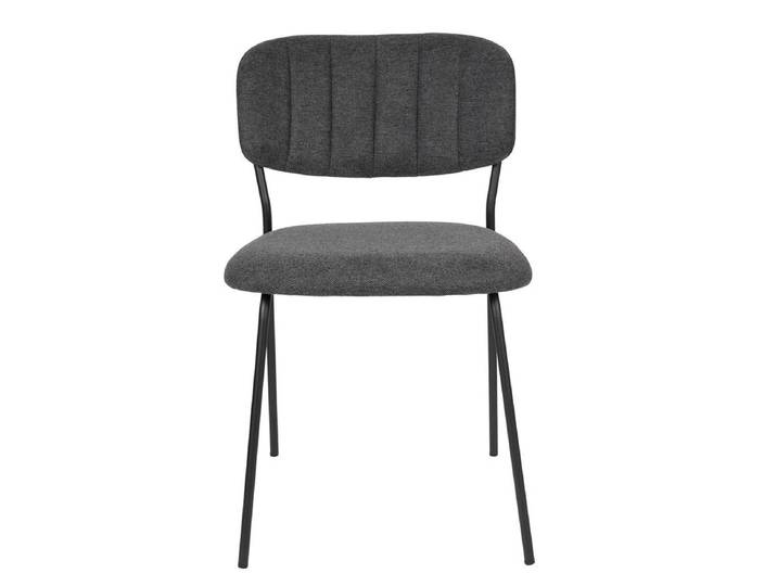 Esszimmerstuhl Jolien 2er-Set – aus Nylon und Polyester in Grau - Grau - Luxusbetten24