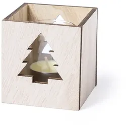 5 x Weihnachts-Duftkerze (Motiv: Tannenbaum) mit Vanilleduft
