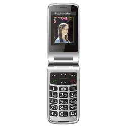 beafon SL645 2G Senioren-Klapp-Handy mit Ladestation, SOS Taste, SOS-Funktion Schwarz, Silber SL645_EU003B