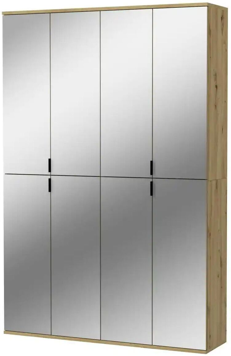 Höffner Garderobenschrank  Projekt X ¦ holzfarben ¦ Maße (cm): B: 122 H: 193 T: 34.0