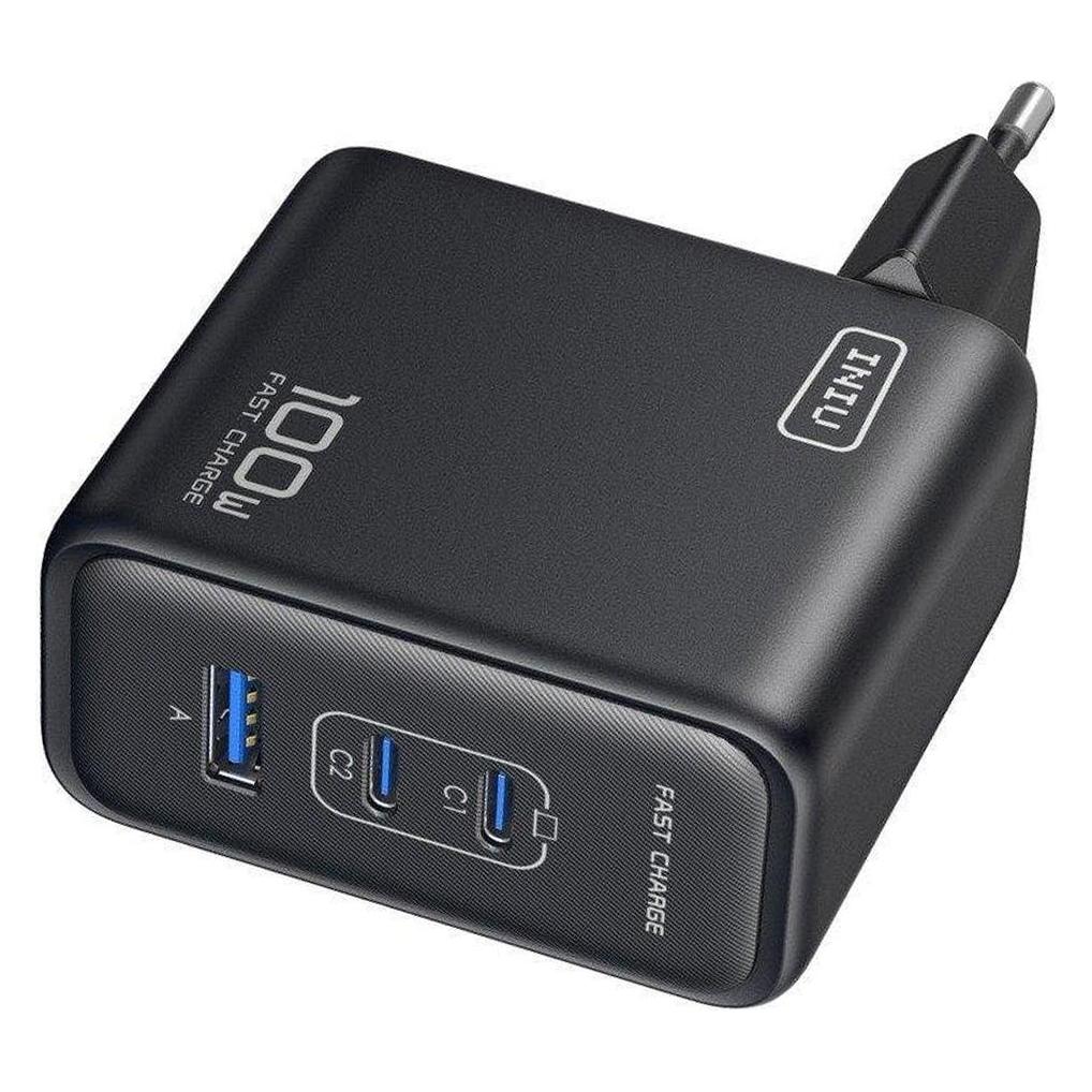 INIU 100W GaN Ladegerät 2x USB-C/USB-A (100 W) (INIUCSLEO100W)