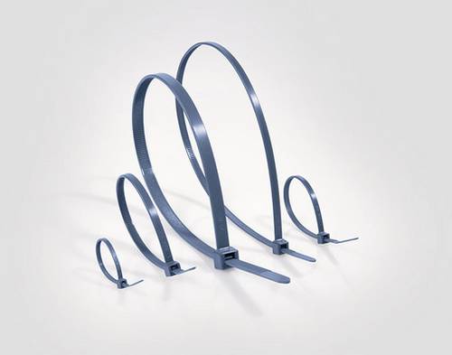 HellermannTyton 111-01667 MCTPP50L-PPMP-BU Kabelbinder Blau 100St.