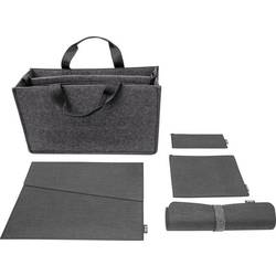 Sigel Zubehör Tasche Bundle Desk Sharing Bag L Notebook Case M Organizer Set Desk Mat Passend für maximal: 39,6 cm (15,6) Dunkelgrau BAB11