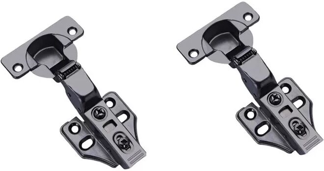 INF Verdecktes Scharnier Soft Close, hydraulisches Scharnier für dicke Türen (2er-Pack)