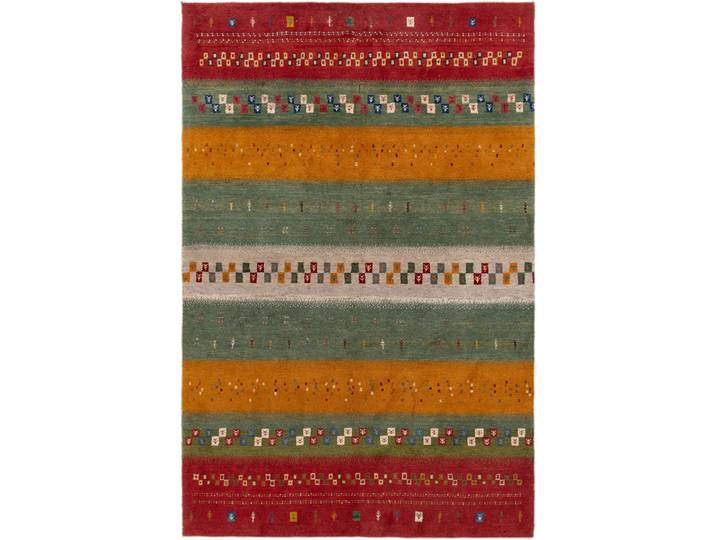 Perser Gabbeh Pure Teppich 197x297 Handgeknüpft Modern Orientteppich Perserteppich Wolle
