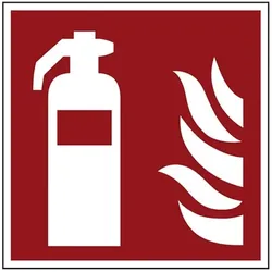 LimarLite Feuerlöscherzeichen »Feuerlöscher [F001]« 30 x 30 cm Kunststoff (1 mm), 30x30 cm