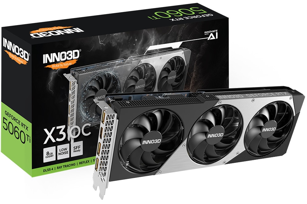 INNO3D GeForce RTX 5060 Ti X3 OC Grafikkarte 8 GB