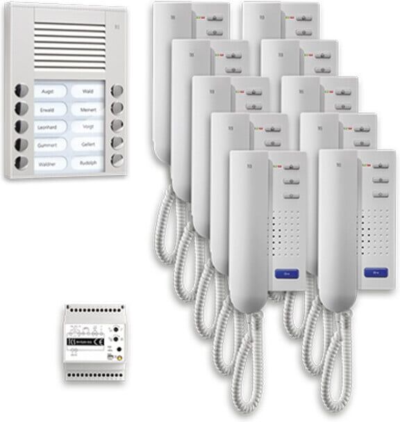 TCS Tür Control Station audio extérieure Pack 10 boutons PES AP PPA10-EN/02 (PPA10-EN/02)