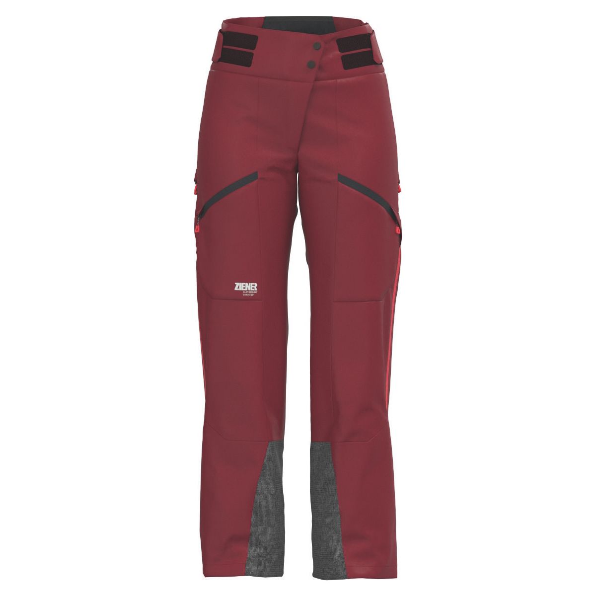 Ziener Rokita-z Pants Lady wine pigment (252) 42/XL 133044-252-42/XL