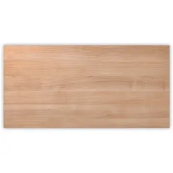 bümö Tischplatte 200x100 cm in Nussbaum, Schreibtischplatte aus Holz, Holzplatte, Spanplatte kratzfest beschichtet, ABS-Kante, 120 kg Tragkraft für