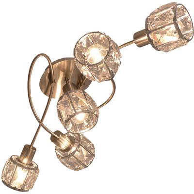 NÄVE LED Deckenleuchte "Josefa", grau (stahlgrau), 5, H: 21cm, 1 Stk., Leuchten, LED Deckenlampe, LED Deckenleuchte