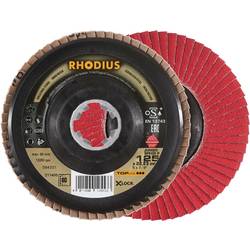 Rhodius 211400 JUMBO SPEED P X-LOCK Fächerschleifscheibe Körnung (num) 80 Edelstahl, Stahl 10 St.