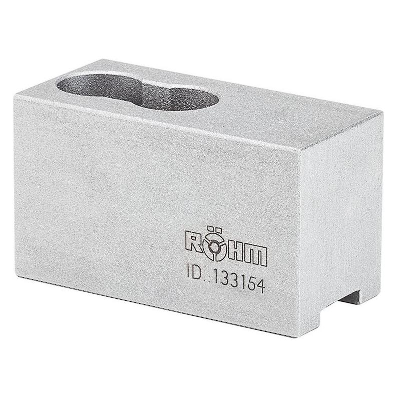 Röhm Aufsatzbacken Grösse 210, 3-Backen-Satz, härtbar Spitzverzahnung 60° (154867)