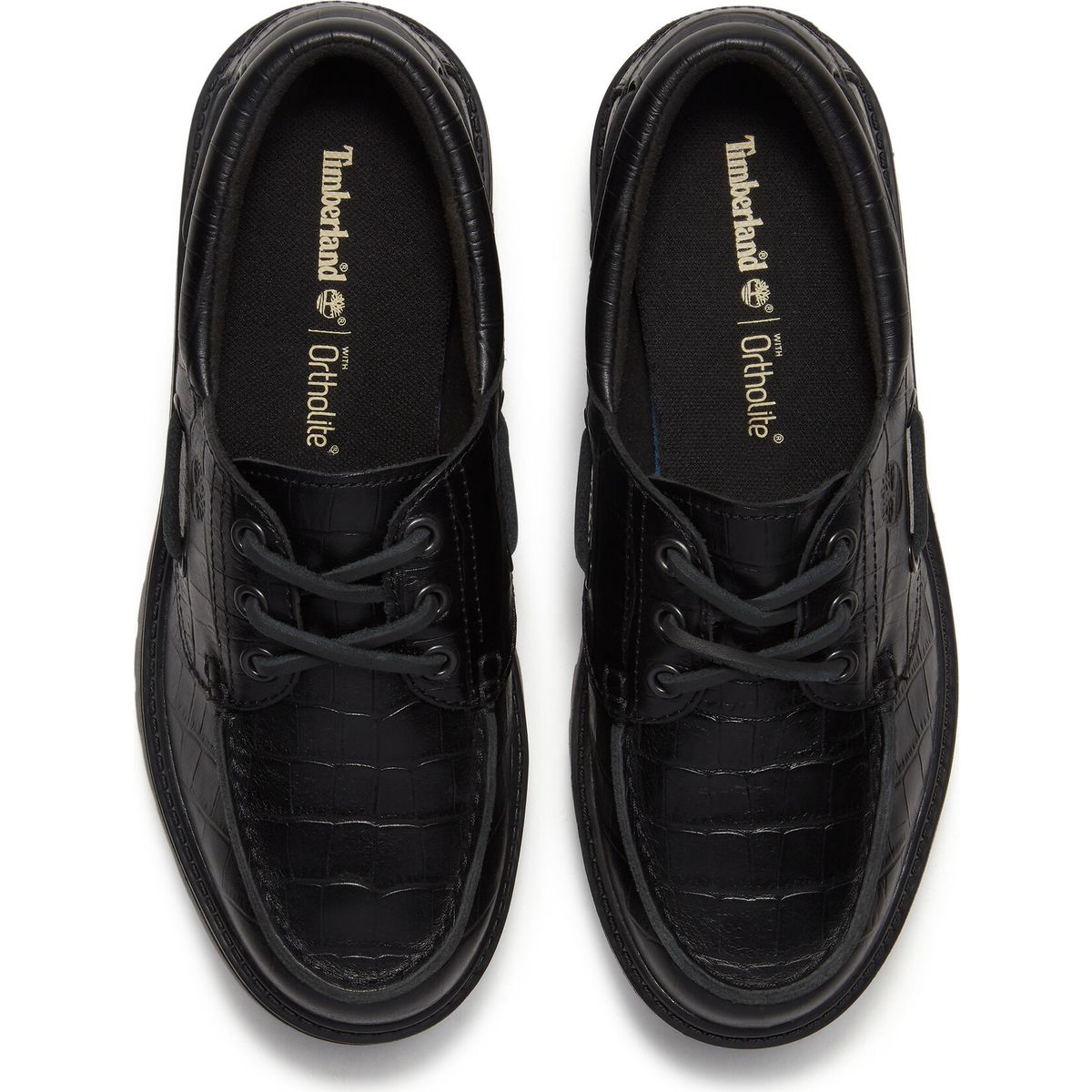 Timberland Womens Boat Shoe blk full grain 6 Wide Fit TB0A2GVFW021-6-Wide Fit