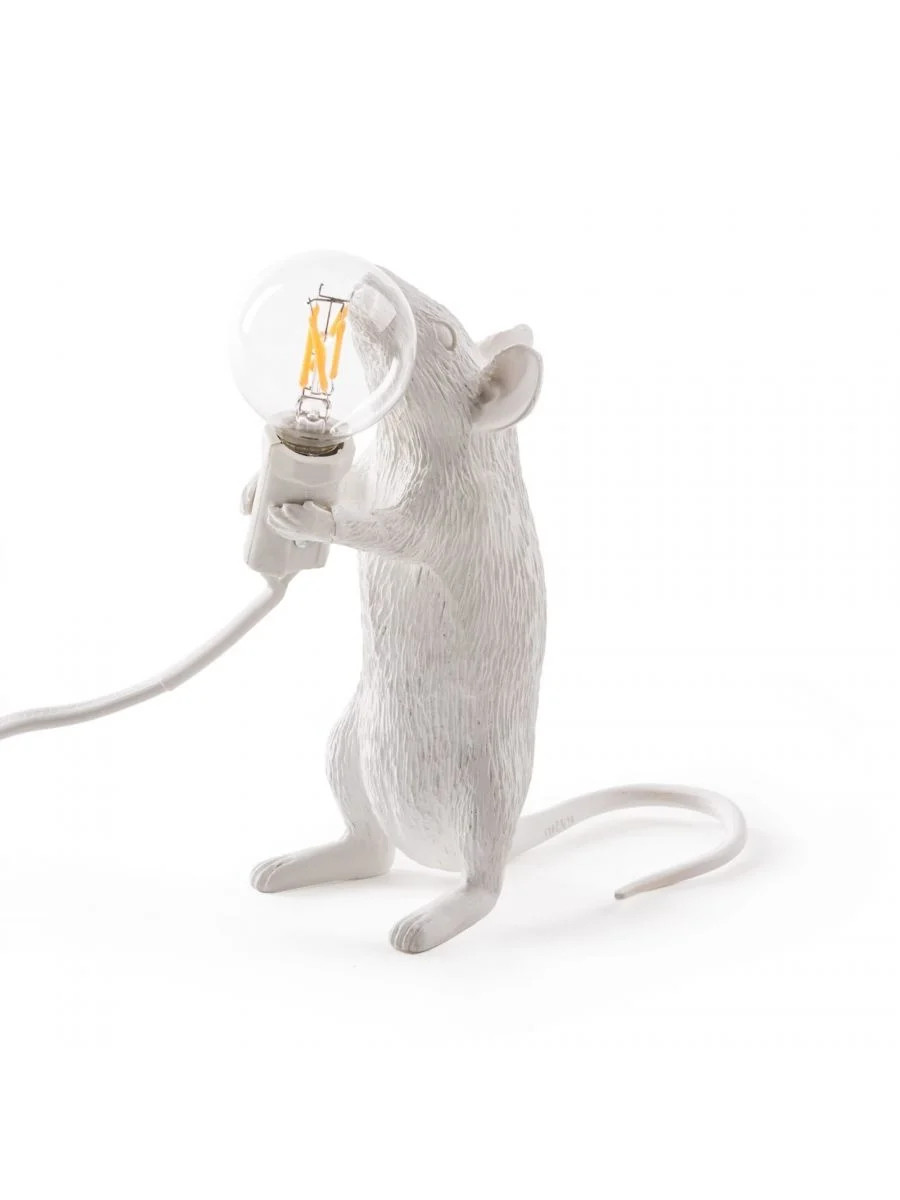 Seletti Mouse LED tafellamp - wit