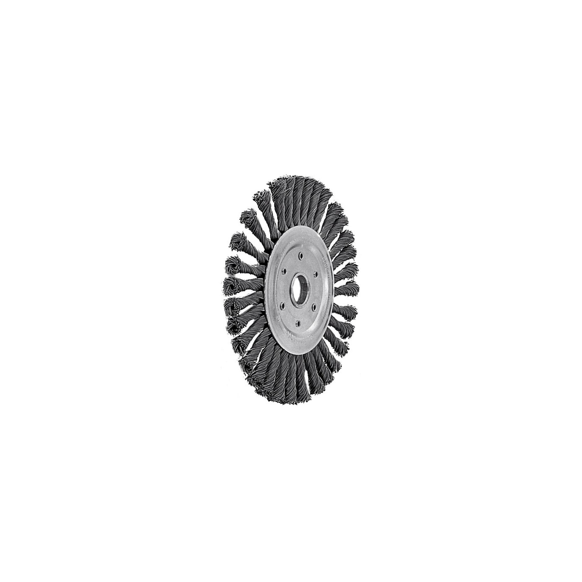 Lessmann Rundbürste Stahldraht 0,50 mm, Bürsten-⌀xBohrungs-⌀ / Gewinde: 200X22 mm (476211)