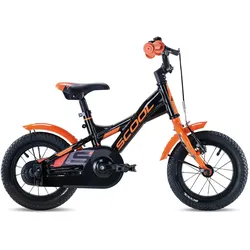 Kinderfahrrad - XXlite 12 Zoll 1-Gang | ab 2 Jahre - Black/Orange