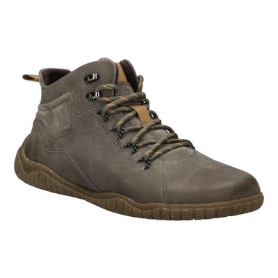 Stiefelette JOSEF SEIBEL "Wallace 03, asphalt", Damen, Gr. 48, grau (asphalt), Obermaterial: 100% Rindsleder Leather cow., Schuhe Stiefelette