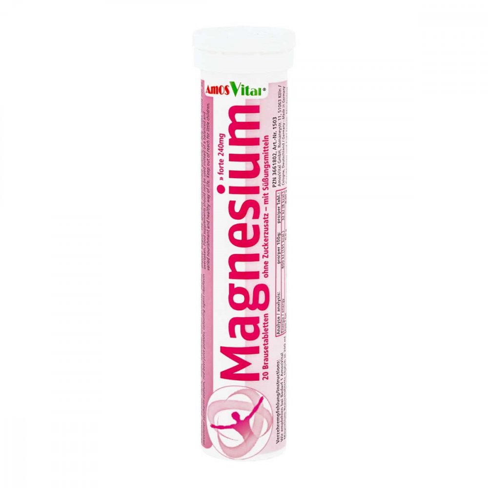AMOSVITAL GmbH Magnesium Soma Brausetabletten 03661802
