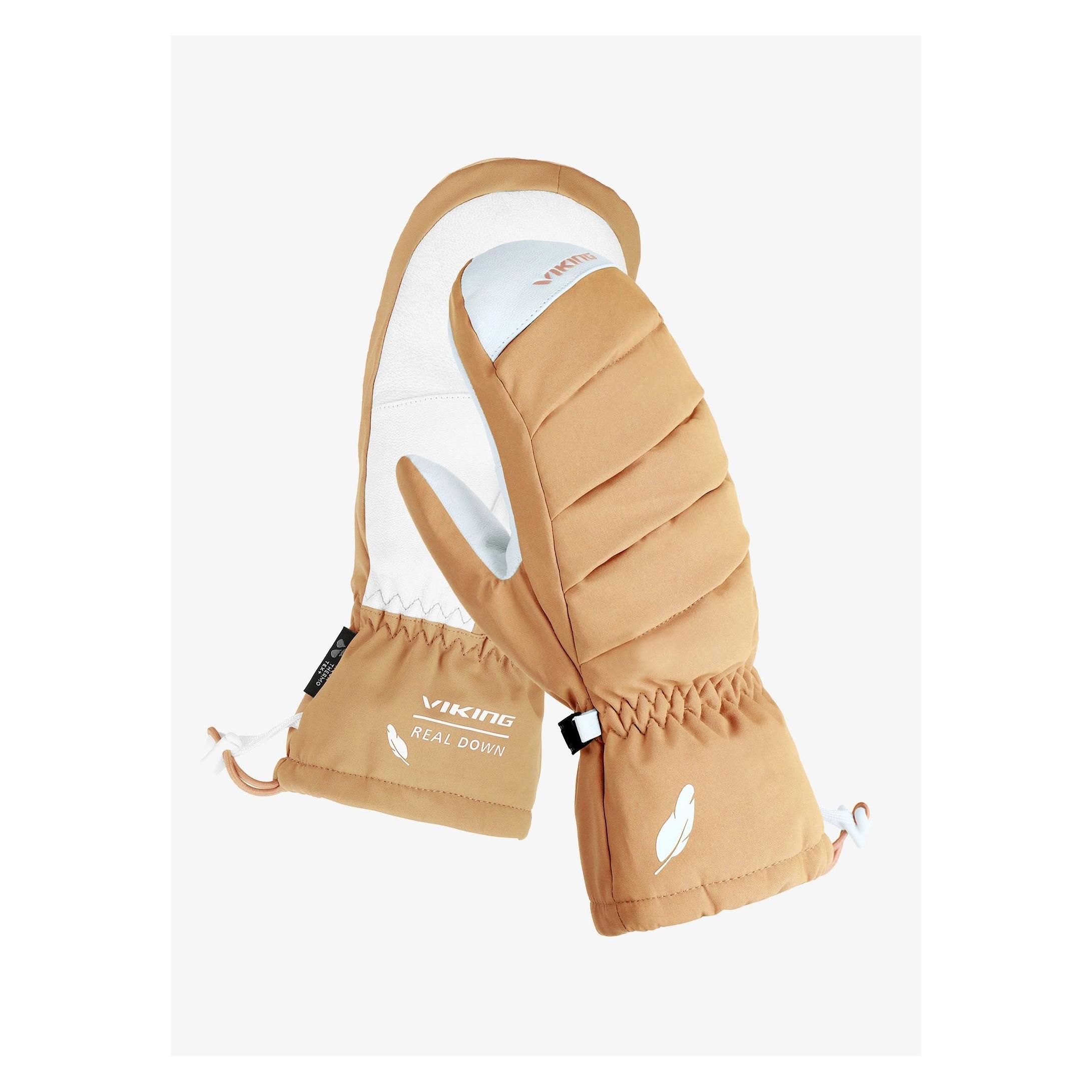 Viking Ogama Damen Daunenskihandschuhe Pfirsich (7) (112/27/0301/4000)