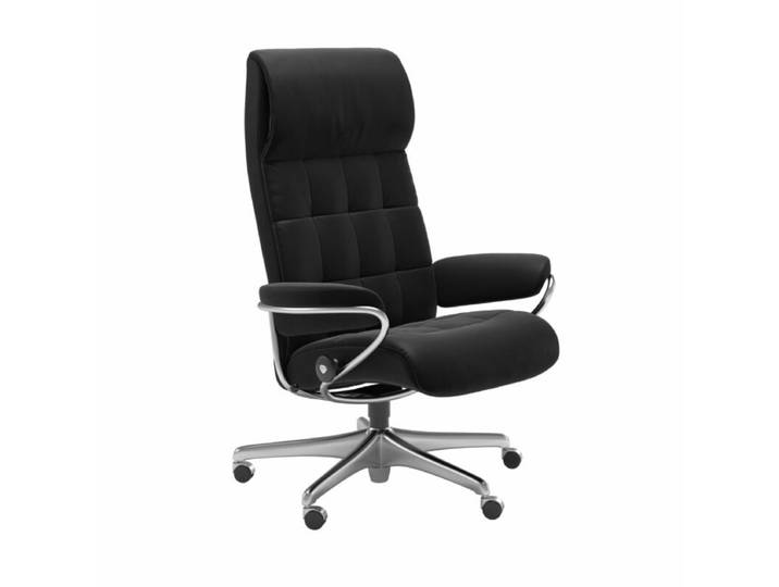 Stressless London Sessel High Back Home Office - Leder Paloma Black Modern, Skandinavisch