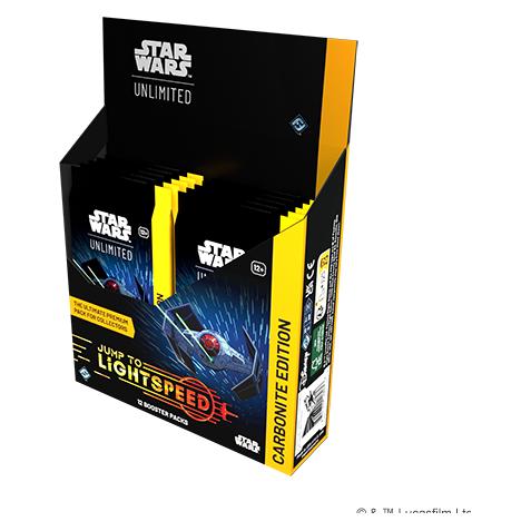 FFG Star Wars: Unlimited - Jump to Lightspeed - Carbonite Booster Display -E- (Max.1 Stk p. K.) (Deutsch, Englisch, Booster Display) (SWH0406en)