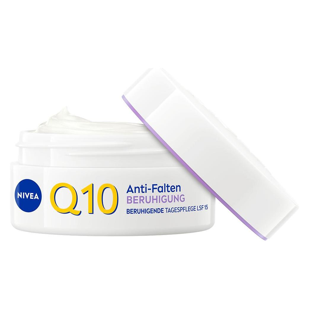 Nivea Q10 Anti-Falten Beruhigende Tagespflege LSF15 (50 ml, Tagescreme, SPF 15) (82621)