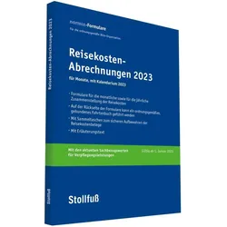 Reisekosten-Abrechnung 2023 mit Kalendarium, Fachbücher