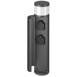 Brumberg LED Pollerleuchte / Anschlusssäule MATURNA IP44, 230V AC, 50 Hz, 3W, 3000K, 232lm, graphit BRUM-65202103