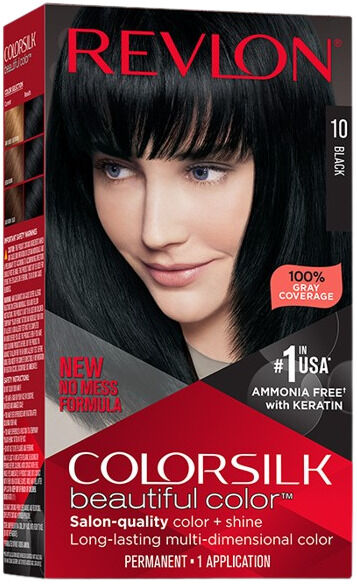 Revlon ColorSilk Beautiful Color Hair #10 Negro