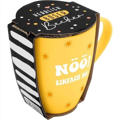 Tasse mit Motivdruck 'Nöö! Einfach Nö!', mit Banderole