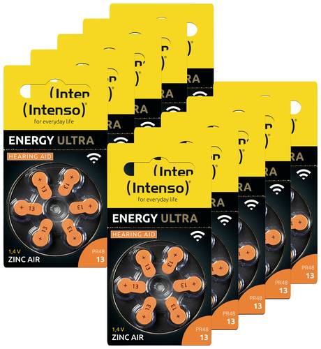 Intenso Hörgerätebatterie PR48-13 1.45V 60 St. 230 mAh Zink-Luft 7504426MP