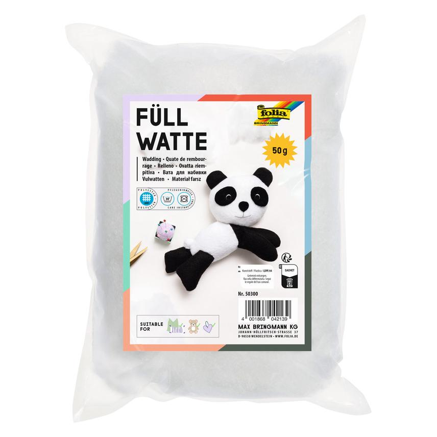 Folia Bastelwatte / Fllwatte, weiá, Inhalt: 50 g (50300)