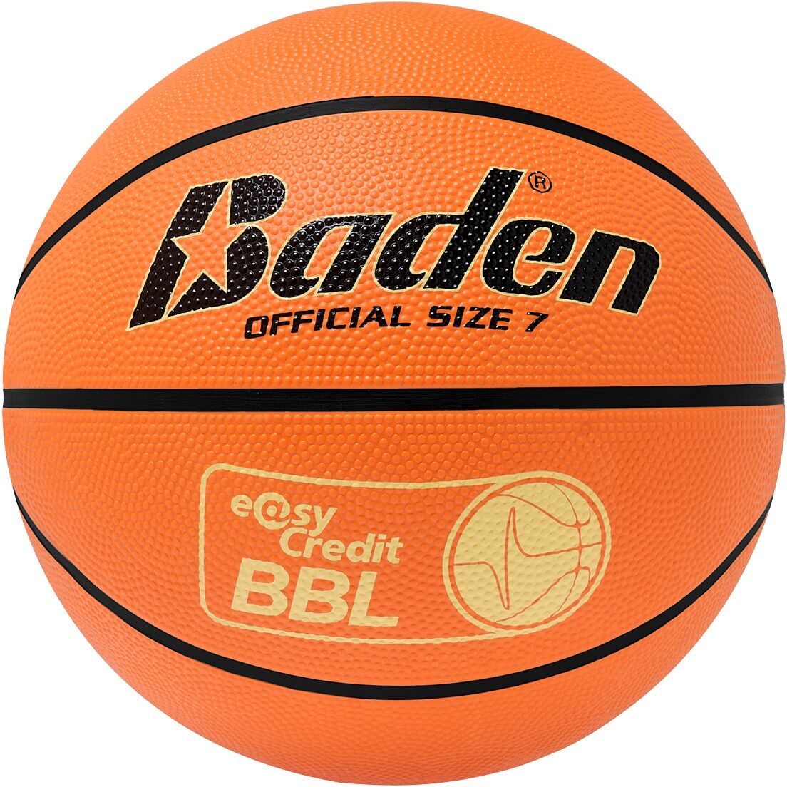 Basketball KEMPA "Basketball Baden Basic easyCredit BBL" Gr. 7, orange, Bälle, Herren, 7, Basketball