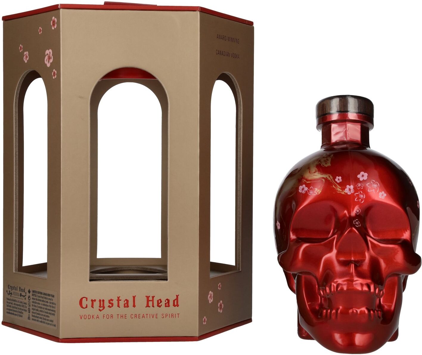 Crystal Head Vodka Lunar Year HORSE Limited Edition 40% Vol. 0,7l in Geschenkbox