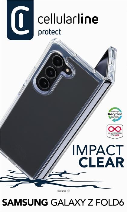 Cellular Line Custodia Impactcgalzfold6t Galaxy Z Fold6-trasparente