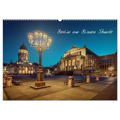 Die Blaue Stunde in Berlin (Wandkalender 2027 DIN A2 quer), CALVENDO Monatskalender