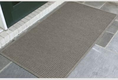 Bungalow Dba Matterly Squares Estates Doormat 60 x 36, 60 x 36, Gray