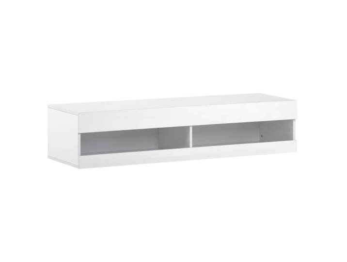 Meuble tv en verre blanc l 140 cm
