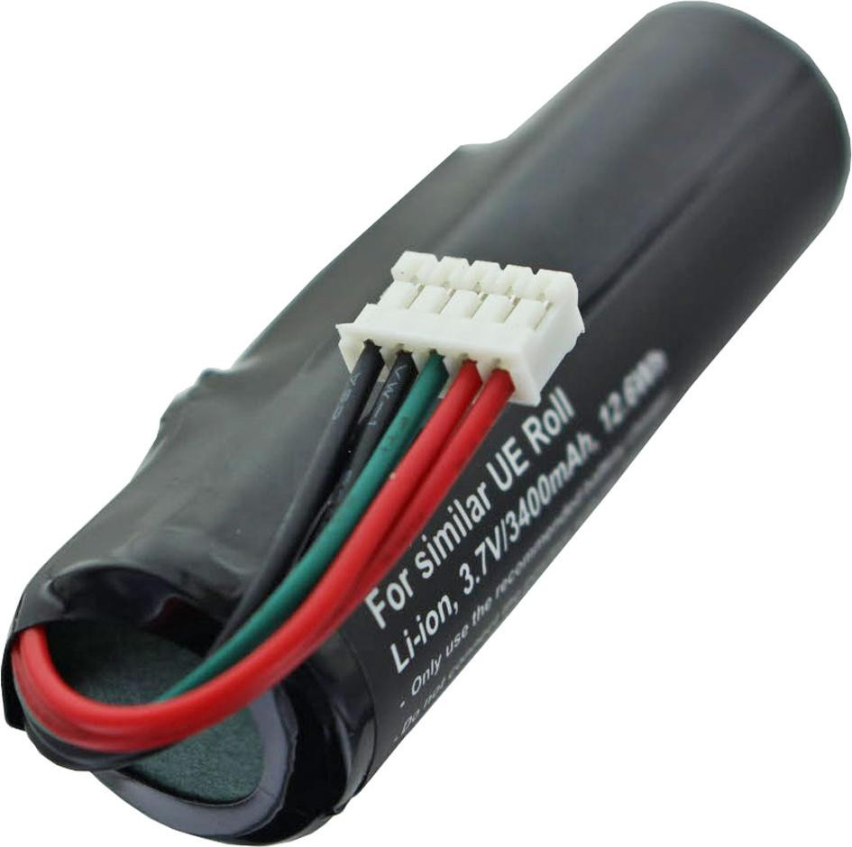 AccuCell Accu voor Ultimate Ears UE Roll, Li-Ion, 3,7V, 3400mAh, 12,6Wh