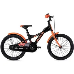 SCOOL 18 Zoll Kinderfahrrad S'COOL XXlite 18-1S, Größe 110–125 cm in Schwarz Schwarz