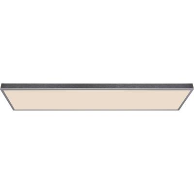 GLOBO LIGHTING Deckenleuchte "DORO", silberfarben, H: 7,5cm, 1 Stk., Leuchten, Deckenlampe Wohnzimmer-Leuchte Schlafzimmer-Leuchte Flur Küche, Deckenleuchte