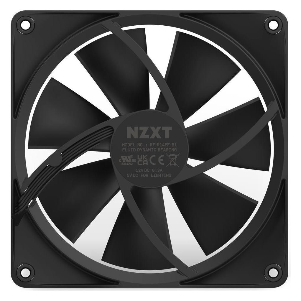 NZXT F140 RGB (140 mm, 1x) (RF-R14SF-B1)