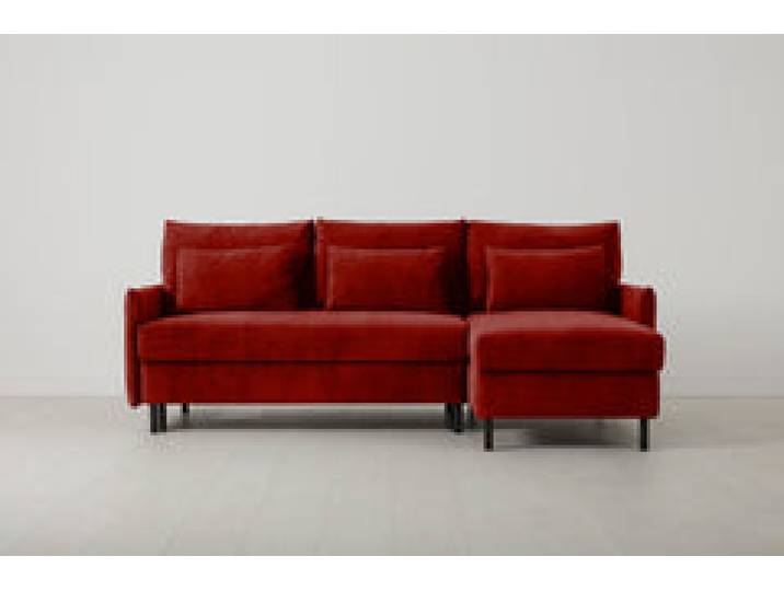 Model 12 Dreisitzer-Schlafsofa mit Chaiselongue rechts,